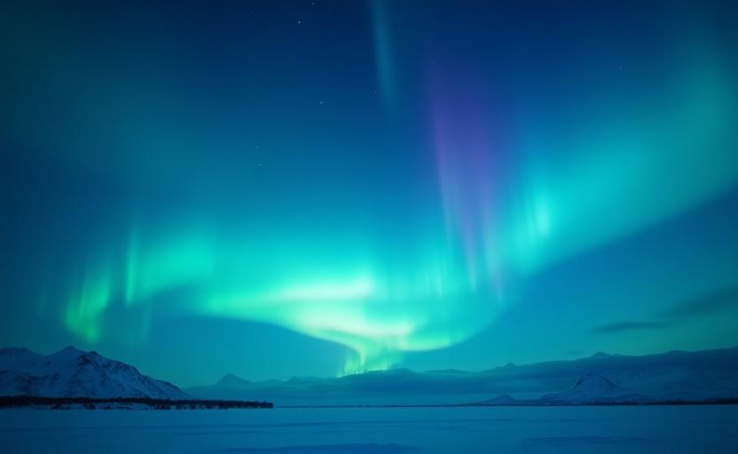 Nordlys i Arktis